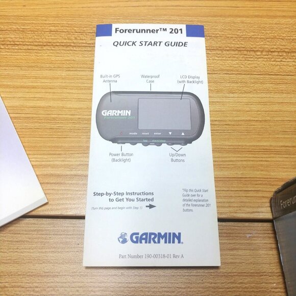 Garmin Forerunner 201 GPS‎ Personal Trainer w/Charger & Wrist Strap WORKS - Picture 5 of 7